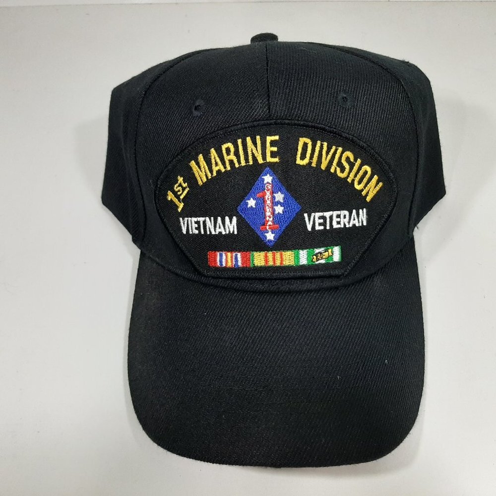 1st Marine Division Vietnam Veteran Men's Patch Ca